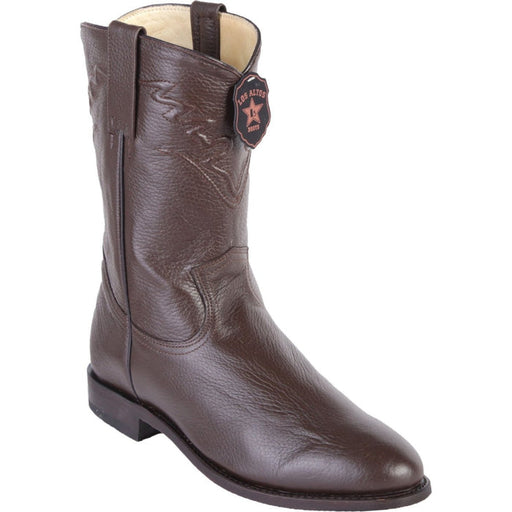 Botas de Cuero de Alce Original con Horma Estilo Roper