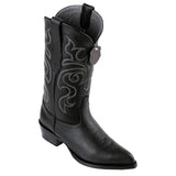 Botas de Cuero Vaqueras con Acabado Grisly