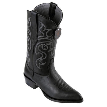 Botas de Cuero Vaqueras con Acabado Grisly