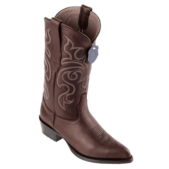 Botas de Cuero Vaqueras con Acabado Grisly
