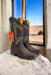 Botas Altas de Cuero con Flores para Mujer en Horma Rodeo