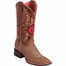 Botas Altas de Cuero con Flores para Mujer en Horma Rode