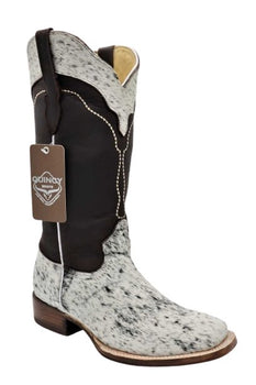 Botas de Cuero con Pelo de Vaca para Mujer en Horma Rodeo - Image 3