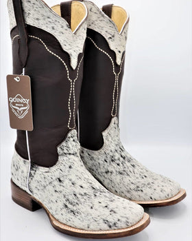 Botas de Cuero con Pelo de Vaca para Mujer en Horma Rodeo - Image 2