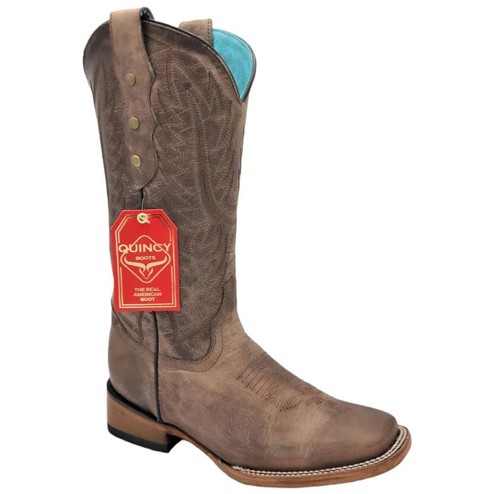 Botas de Cuero Crazy para Mujer en Horma Rodeo Cafe