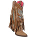 Botas de Cuero Crazy para Mujer en Punta Recortada