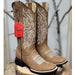 Botas Altas de Cuero Grasso para Mujer en Horma Rodeo Color Tan