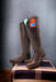 Botas Altas de Cuero para Mujer en Horma Rodeo Cafe