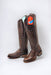 Botas Altas de Cuero para Mujer en Horma Rodeo Cafe