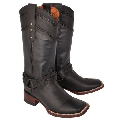 Botas Altas de Cuero para Mujer en Horma Rodeo - Image 2