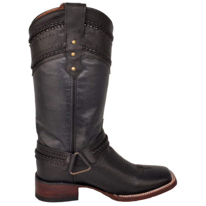 Botas Altas de Cuero para Mujer en Horma Rodeo - Image 6