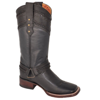 Botas Altas de Cuero para Mujer en Horma Rodeo - Image 5