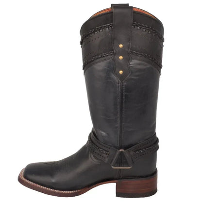 Botas Altas de Cuero para Mujer en Horma Rodeo - Image 3