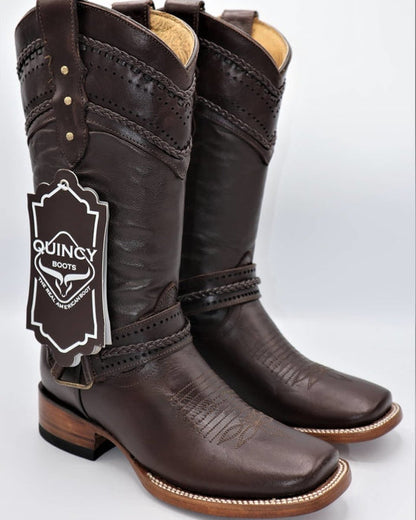 Botas Altas de Cuero para Mujer en Horma Rodeo - Image 2