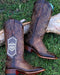 Botas de Cuero Volcano para Mujer en Horma Rodeo Chocolate
