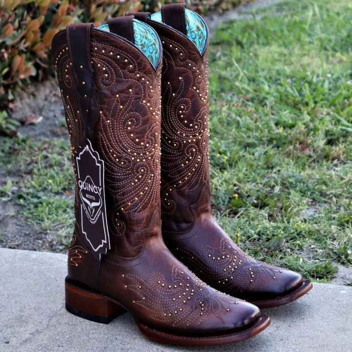 Botas de Cuero Volcano para Mujer en Horma Rodeo Chocolate - Image 3