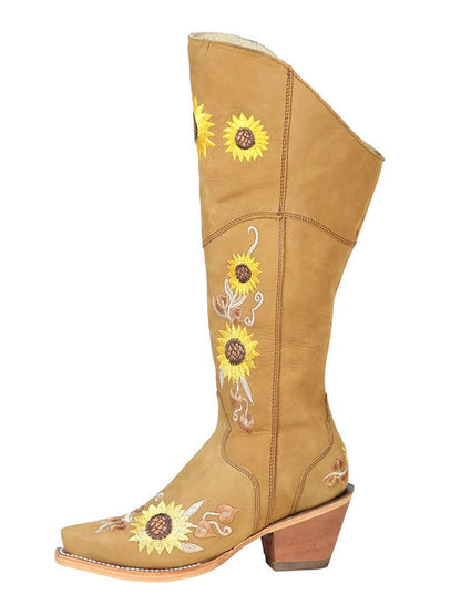 Botas Altas de Cuero Original para Mujer Color Rosa - Image 3