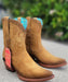 Botas Cortas de Cuero Nobuck para Mujer en Horma Punta Recortada