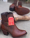 Botas Cortas de Cuero para Mujer en Horma Oval