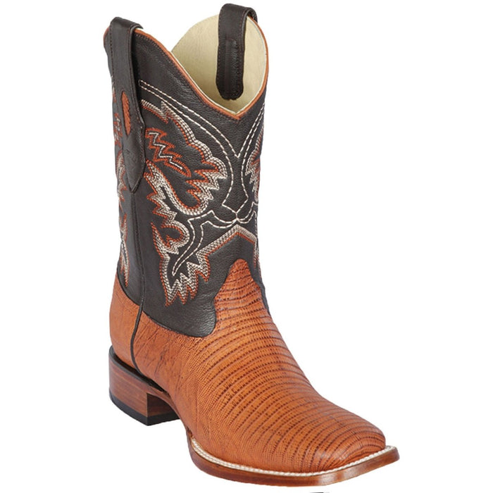 Botas Cuadrada de Armadillo Lizard Original