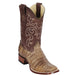 Botas Cuadrada de Cocodrilo Caiman Panza Sahara