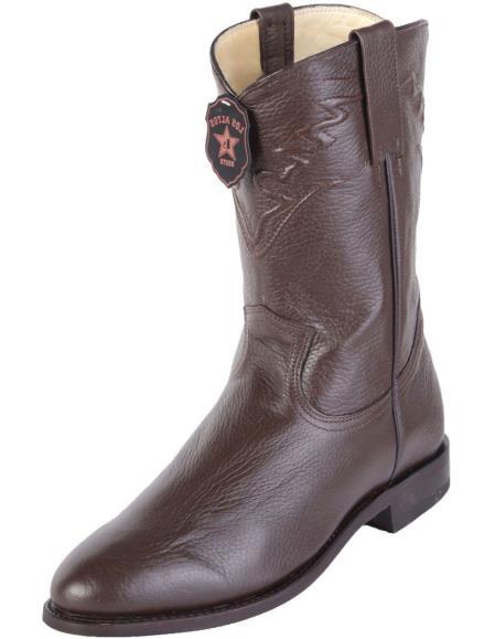 Botas de Cuero de Alce Original con Horma Estilo Roper - Image 2