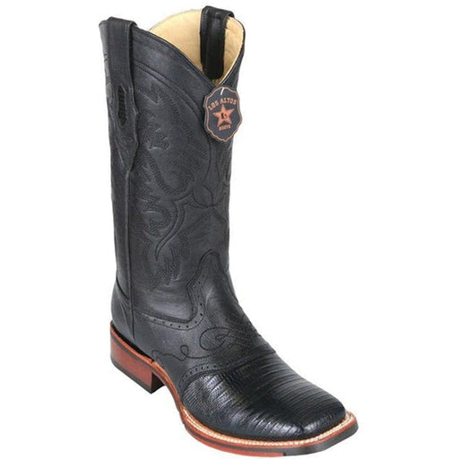 Botas de Armadillo Lizard Original Horma Cuadrada Ancha
