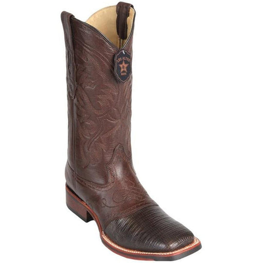Botas de Armadillo Lizard Original Horma Cuadrada Ancha