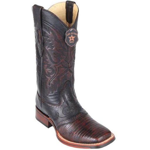 Botas de Armadillo Lizard Original Horma Cuadrada Ancha