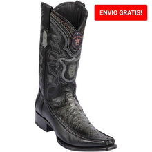 Botas de Avestruz con Venado Horma Europea