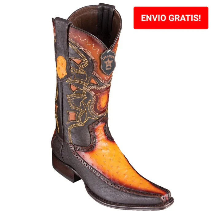 Botas de Avestruz con Venado LAB - Image 2