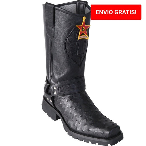Botas de Avestruz Horma Biker para Motociclista LAB
