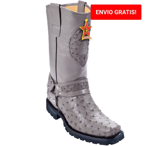 Botas de Avestruz Horma Biker para Motociclista