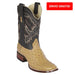 Botas de Avestruz Horma Ranchera Cuadrada Ancha LAB