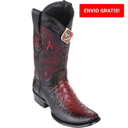 Botas de Avestruz Original Punta Recortada LAB