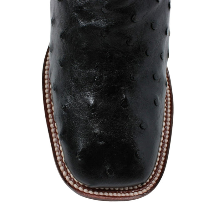 Botas de Avestruz Original en Punta Cuadrada para Dama LAB