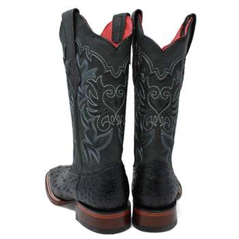 Botas de Avestruz Original en Punta Cuadrada para Dama LAB - Image 5