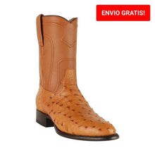 Botas de Avestruz Panza Suave Horma Ancha LAB