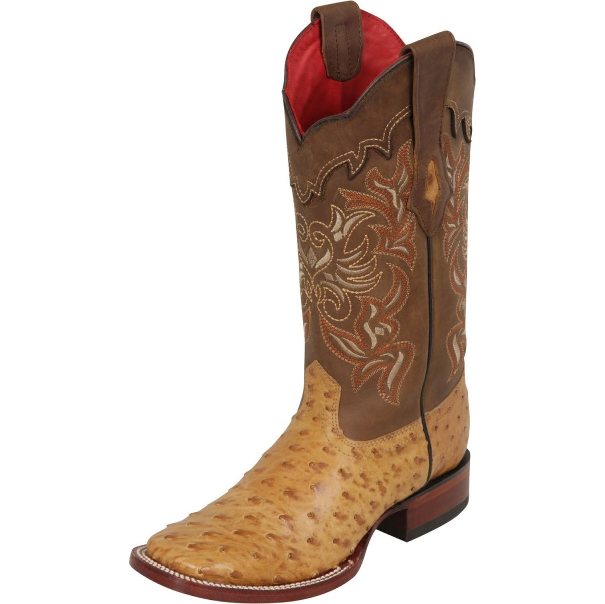 Botas de Avestruz Horma Amplia LAB main image 1