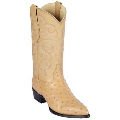 Botas de Avestruz Original Horma Puntal -A