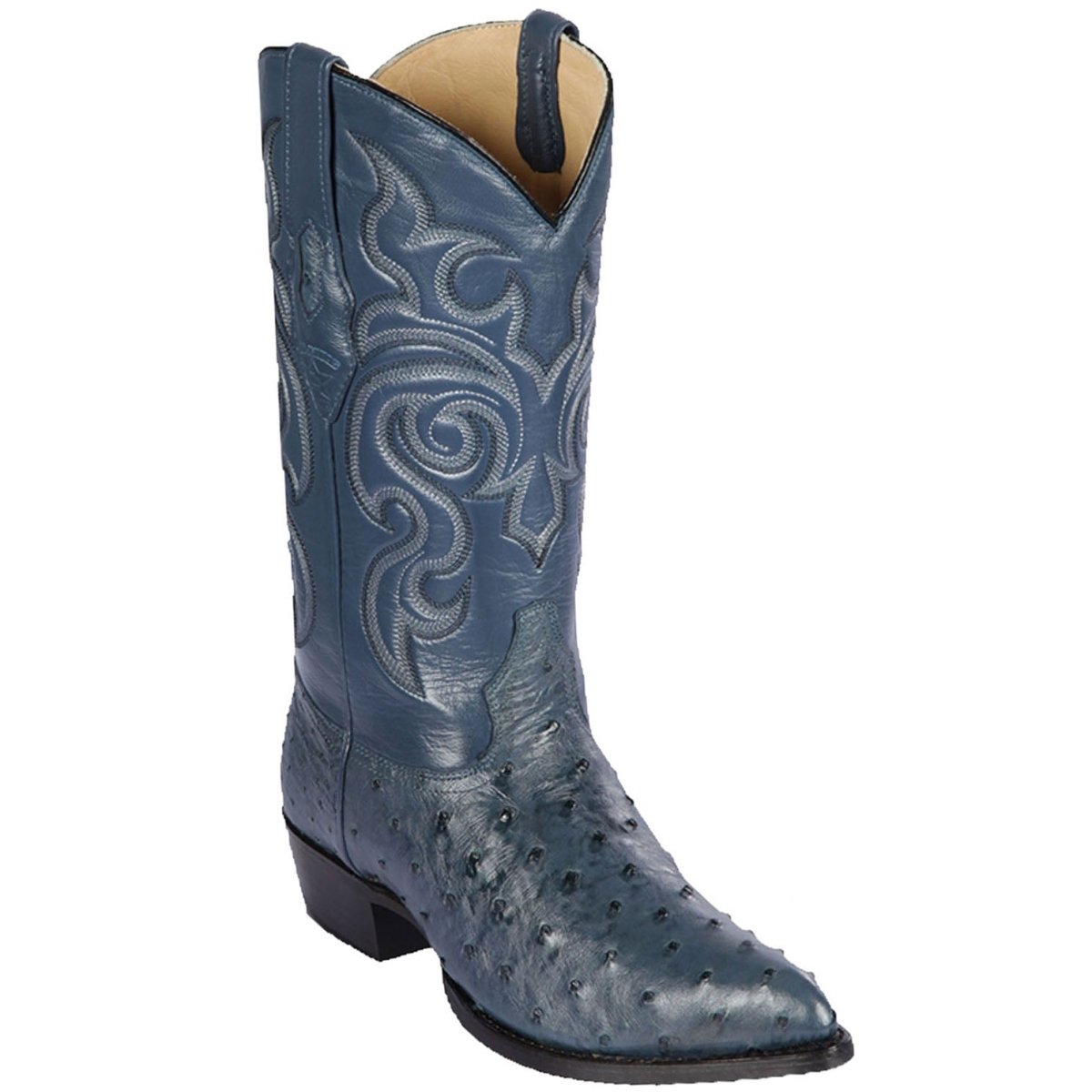 Botas de Avestruz Original Horma Puntal -B