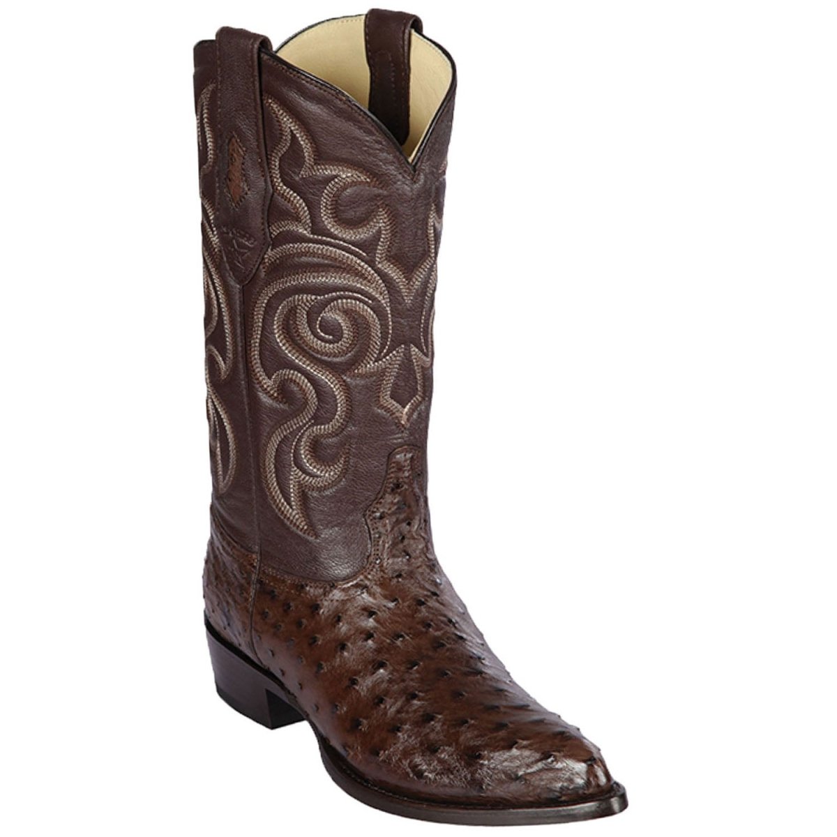 Botas de Avestruz Original Horma Puntal -B
