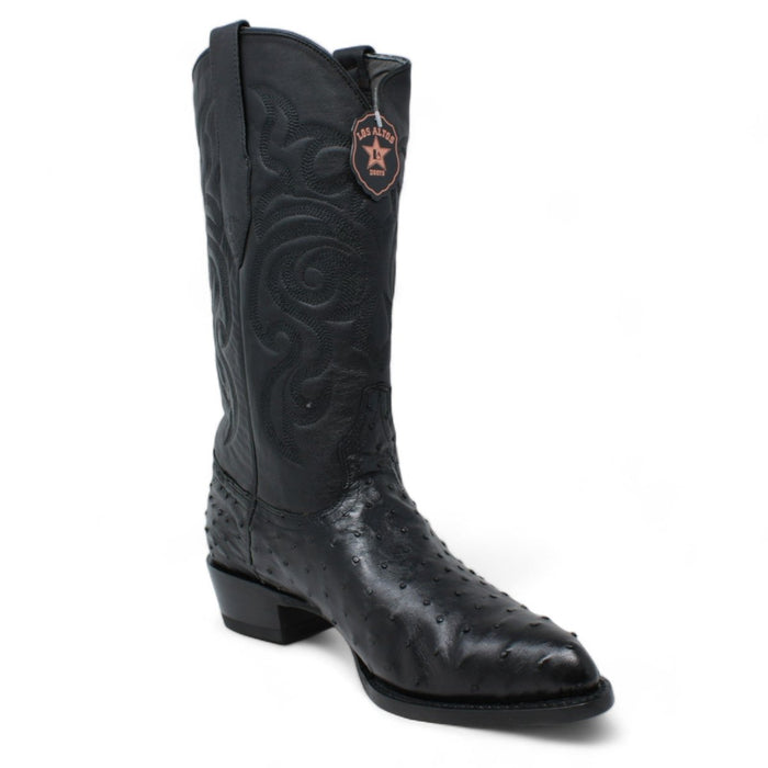 Botas de Avestruz Original Horma Puntal LAB