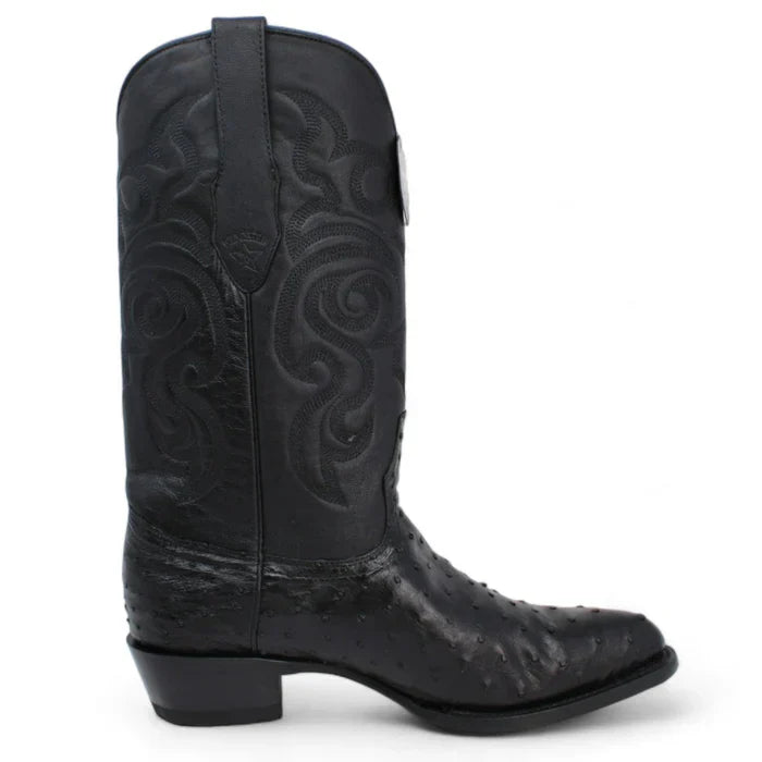 Botas de Avestruz Original Horma Puntal LAB