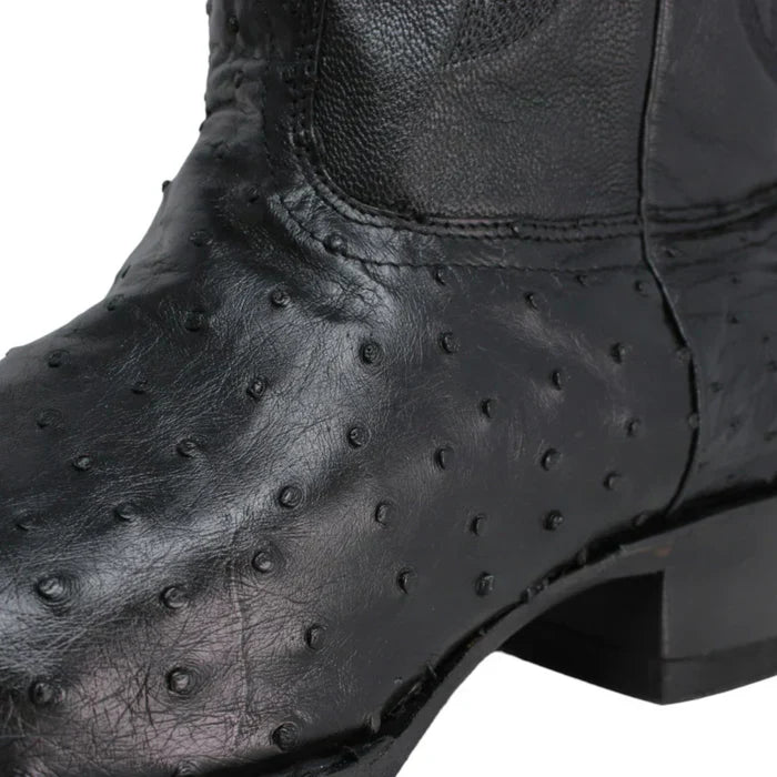 Botas de Avestruz Original Horma Puntal LAB