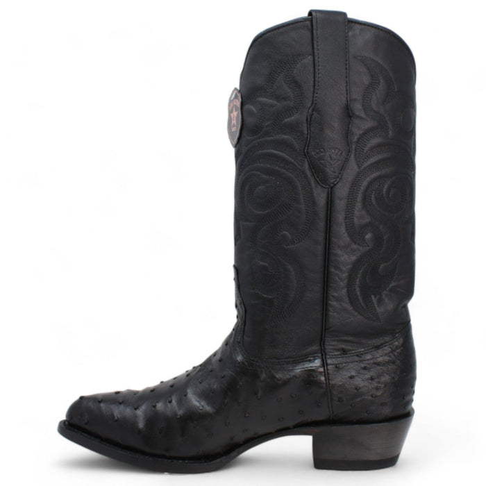 Botas de Avestruz Original Horma Puntal LAB