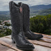 Botas de Avestruz Original Horma Puntal LAB
