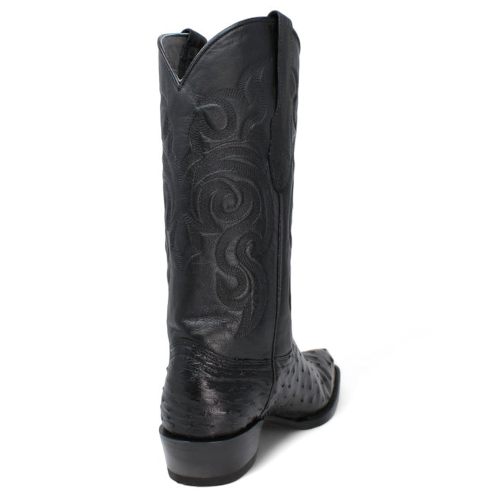 Botas de Avestruz Original Horma Puntal LAB