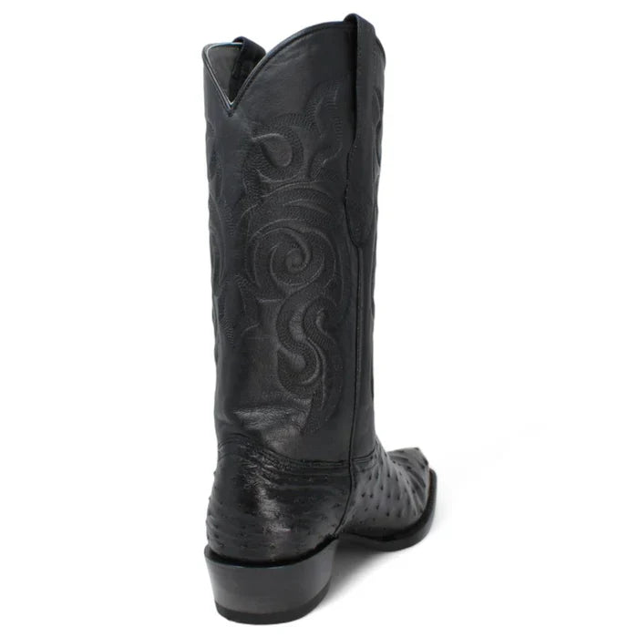 Botas de Avestruz Original Horma Puntal LAB