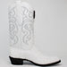 Botas de Avestruz Original Horma Puntal Color Blanco LAB